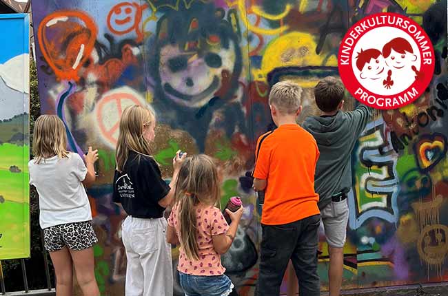 Graffiti-Kunst für Kinder - Los gehts
